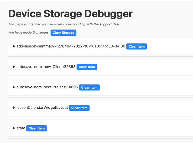 Preview of DisplayStorage