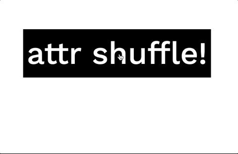 Preview of attr shuffle